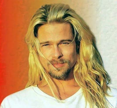 Brad Pitt Very Long Hairstyle