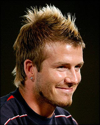 David Beckham Mohawk Hairstyle