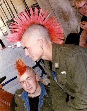 Red Mohawk Hairstyle