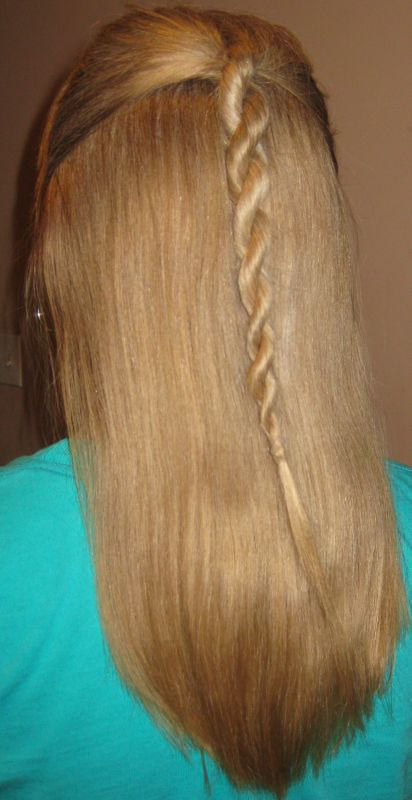Prom Half Up Braid Hairstyle