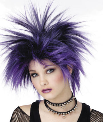Purple Punk Hairstyle