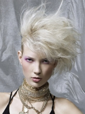 White Punk Hairstyle