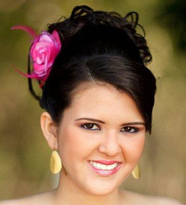 Lovely Quinceanera Hairstyle