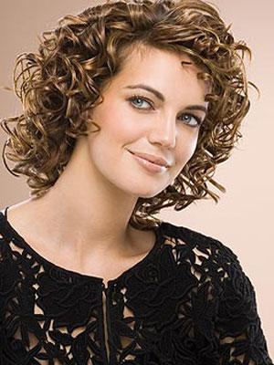 Lovely Spiral Perm Hairstyle