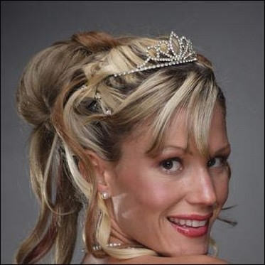 Charming Tiara Hairstyle