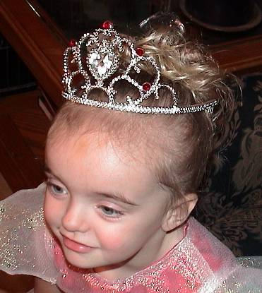 Lovely Tiara Hairstyle