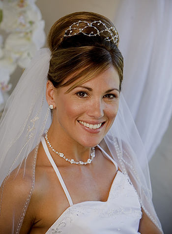 Wedding Tiara Hairstyle