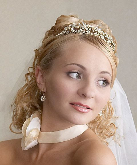 Brown Updo Wedding Hairstyle