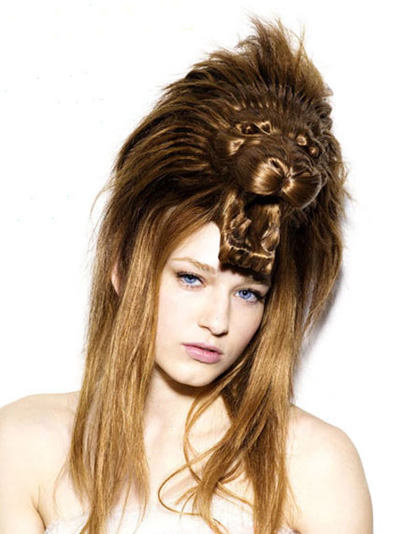 Lion Face Hairstyle