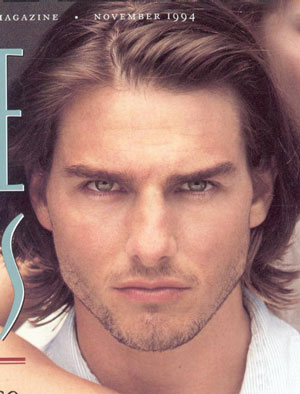 Tom Cruise with long hairs