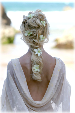 Beautiful Flowers - Wedding Hairstyle