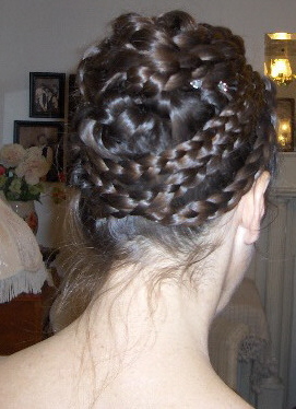 Beautiful View - Braided Updo Hairstyle