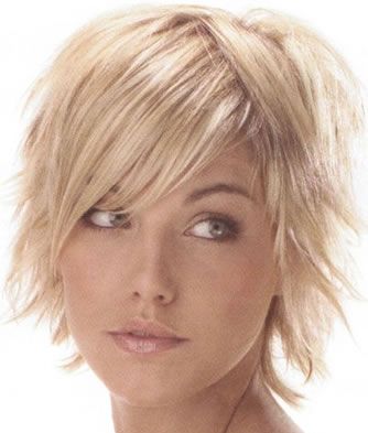 Carved Fringe - Funky Short Hairstyle