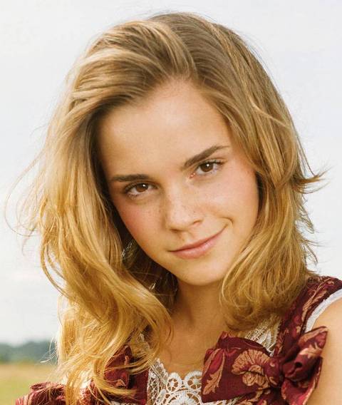 Emma Watson Layered Hairstyle