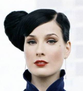 Exquisite Dita Von Teese Bun Hairstyle