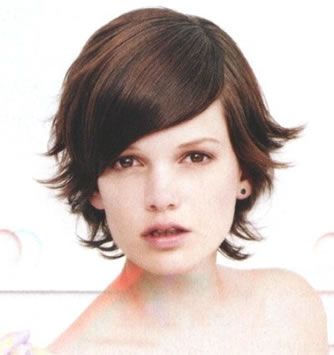 Short Hairstyle With Tweaked Outwards