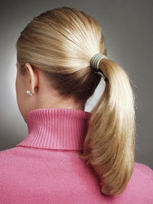 Blonde Ponytail Hairstyle
