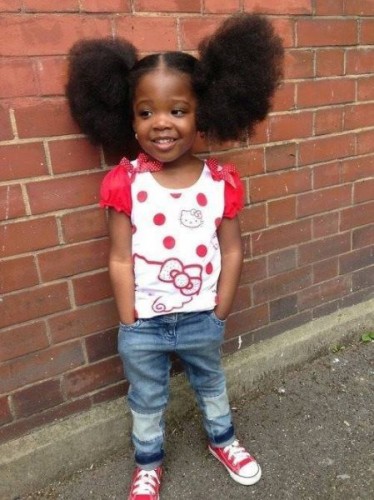 Afro Hairstyle For Black Kids