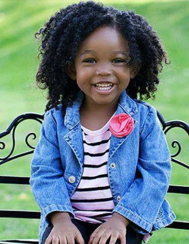 Afro Hairstyle For Black Kids