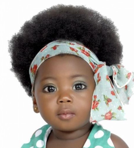 Afro Hairstyle for Black Kids