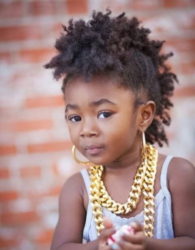 Afro Hairstyle for Children