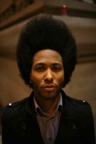 Afro hairstyle for men