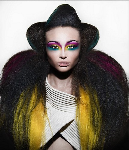 Avant Garde Fluffy Hairstyle