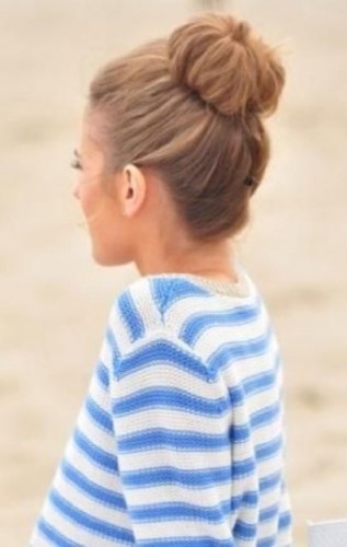 Bun Simple Hairstyle