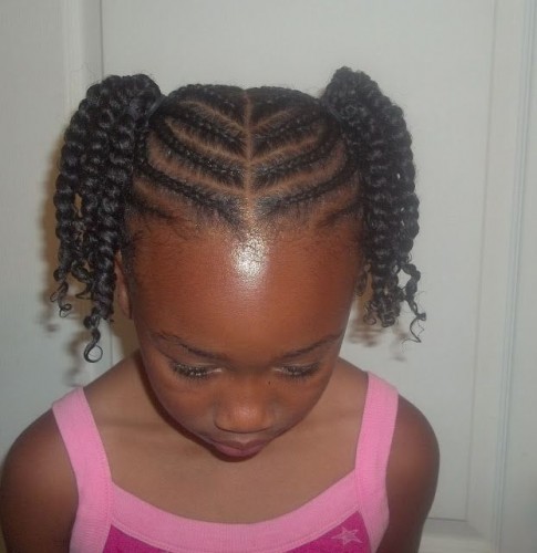 Cornrow Afro Hairstyle