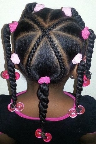 Cornrow Braids Hairstyle For kids