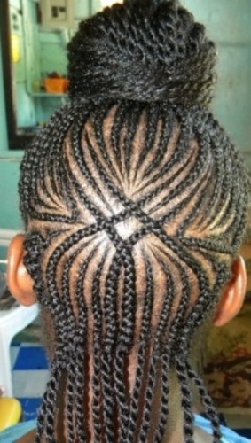 Cornrow  Bun Hairstyle