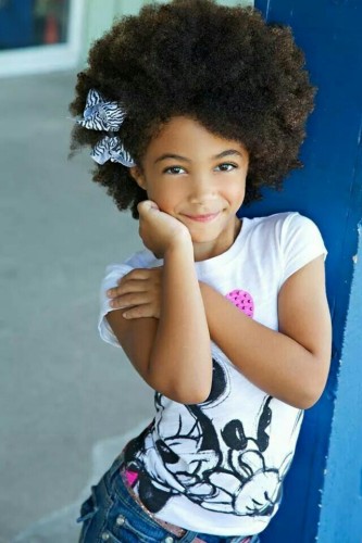 Cute Afro Hairstyle