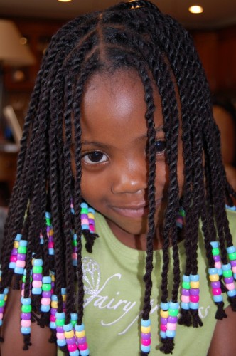 Medium Afro Braids Hairstyle