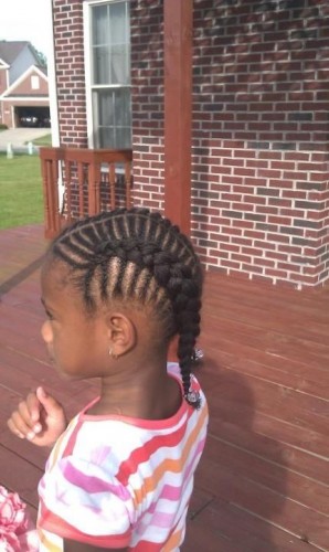 Micro Cornrow Hairstyle