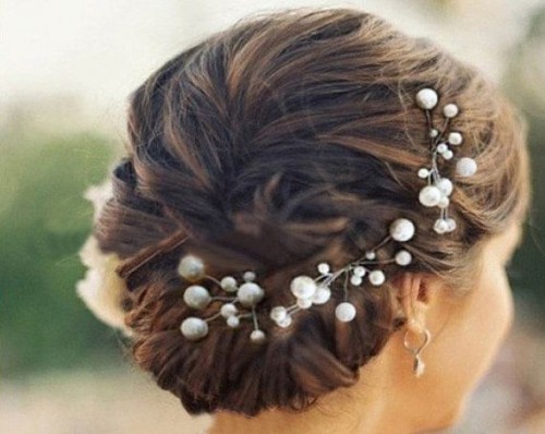 Pageant Beads Hairstyle