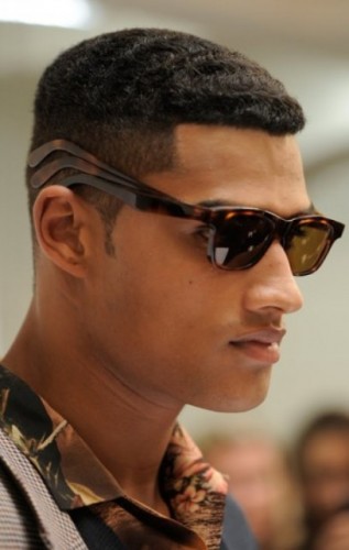 Short Black Men Hairstyle