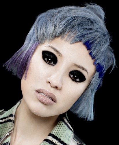 Short Blue Hairstyle