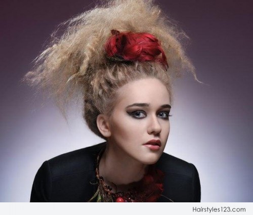 Updo Avant Garde Hairstyle