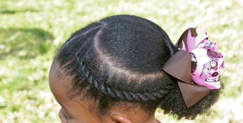 Updo With Braid Hairstyle