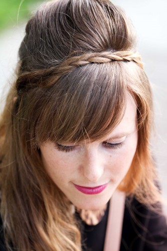 Beehive Half Up Hairstyle