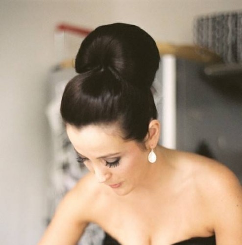 Black High Bun Hairstyle