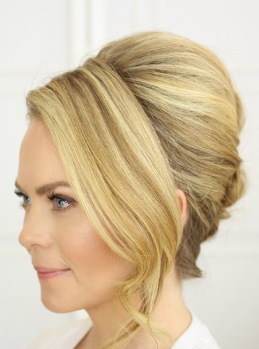 Blonde Beehive Hairstyle