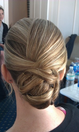 Blonde Updo For Women