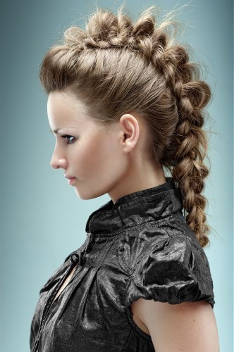 Braided Mohawk Hairstyle