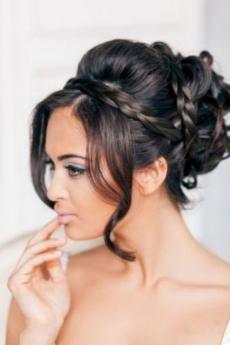 Braids Updo For Bridal