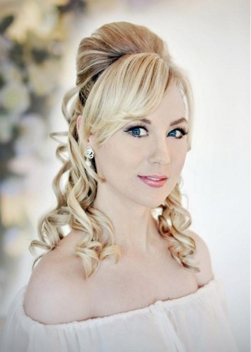 Bridal Blonde Hairstyle
