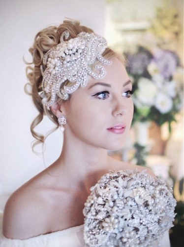 Curly Wedding Hairstyle