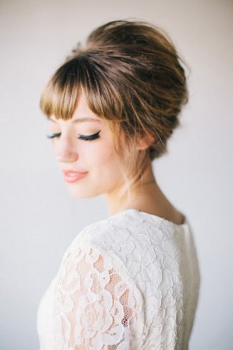 Loose Updo Beehive Hairstyle
