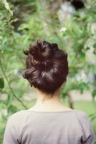 Natural Bun Hairstyle