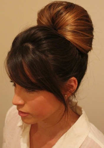 Side Swept Bun Hairstyle